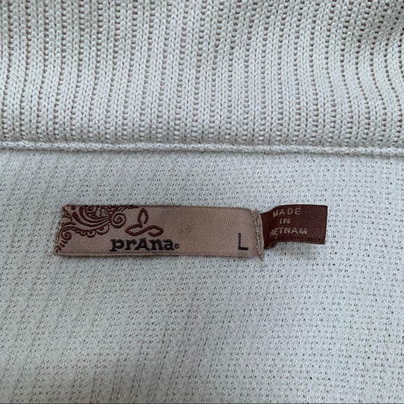 Flattering! PrAna "Tobi" Full Zip-Up Fleece Sweater Knit Jacket - Picture 7 of 8